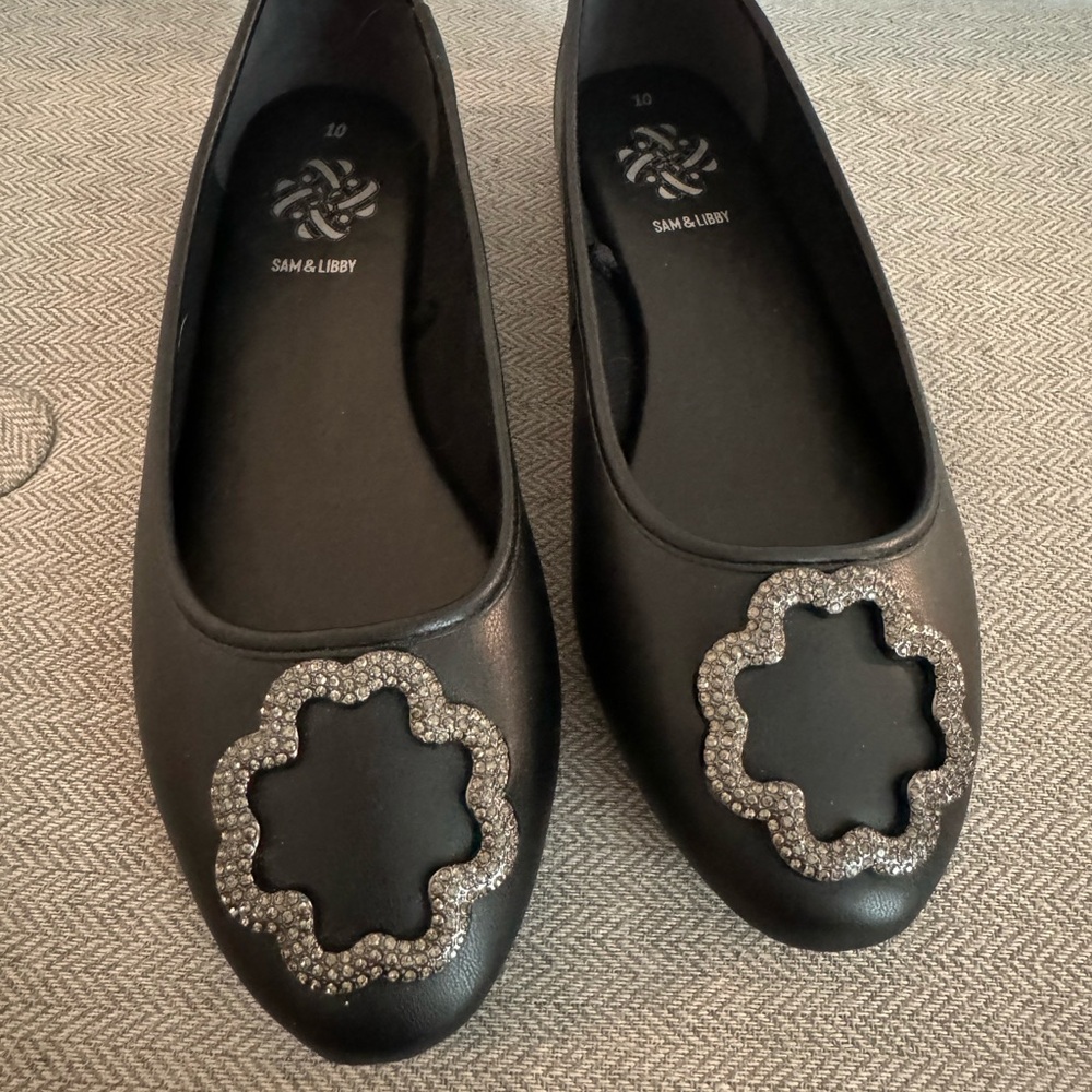Sam & Libby Coco Embellished Ballet Flat size 10